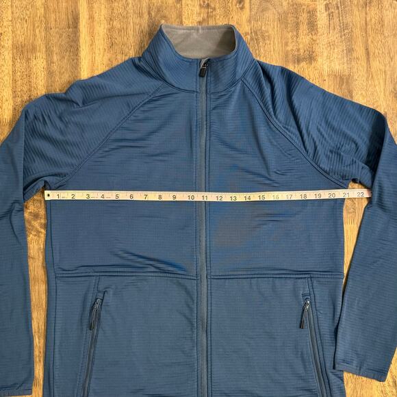 5.11 Tactical Men’s Stratos 1/4 Zip Waffle Midlayer Fleece Long Sleeve Blue Sz M - Picture 7 of 11